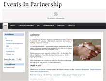 Tablet Screenshot of eventsinpartnership.com